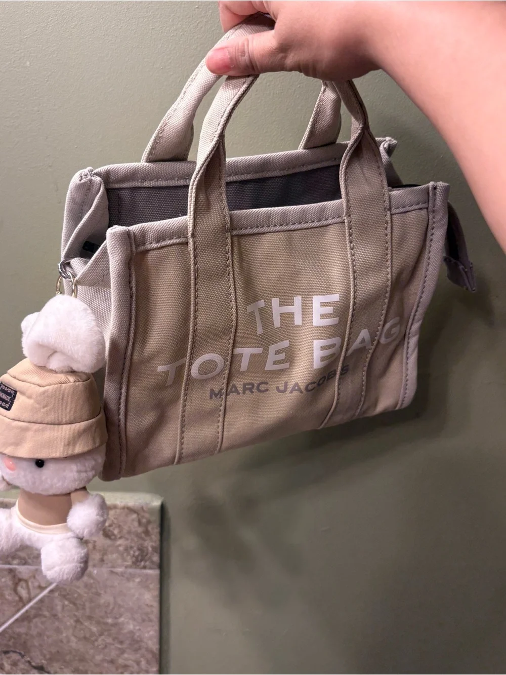 Marc Jacobs Canvas The Tote Bag in Light Gray